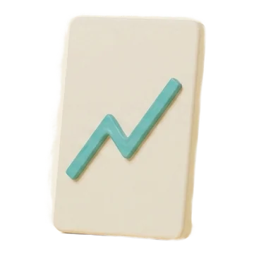 A clay tablet showing a water-teal chart
